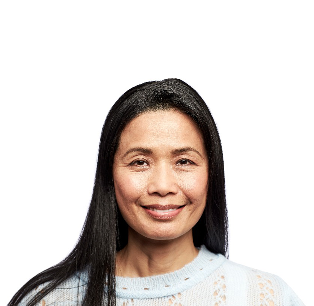 因为致电GambleAware改变了人生而看上去很高兴的赌博者亲人的图片